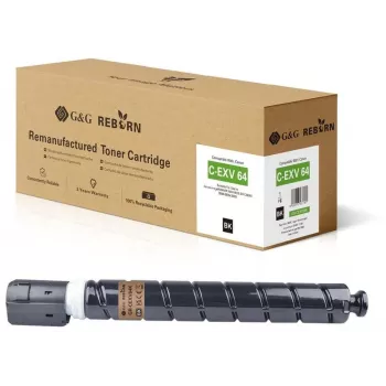 G&G Reborn Tonerio kasetė, suderinama su Canon C-EXV 64 (5753C002), juoda