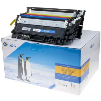 G&G Toner 4-Pack Samsung CLT-P404C / HP SU365A juoda, žydra, rausvai raudona, geltona