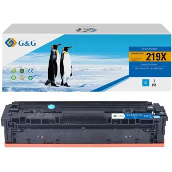 G&G Toner kasetė HP 219X / W2191X cian, didelės išeigos GG-PH2191XFC