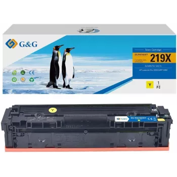 G&G Tonerio kasetė, atitinkanti HP 219X / W2192X, geltona, didelės išeigos (GG-PH2192XFY)