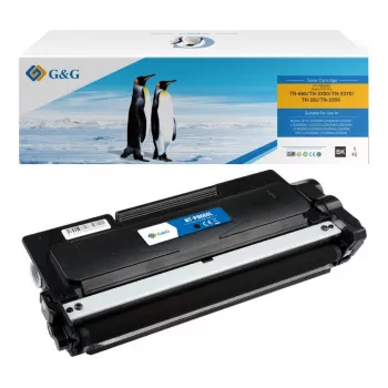 G&G XL Suderinama Tonerio kasetė Brother TN-2320 (15463) – juoda