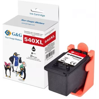 G&G XL didelės talpos suderinama rašalo kasetė Canon PG-540XL (juoda, 600 puslapių) - 14689