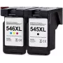 G&G XL rašalo kasetės 2 vnt., suderinamos su Canon 546XL/545XL (15088)