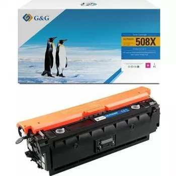 G&G XL Toner Kasetė, suderinama su HP CF363X/508X – Magenta, 9 500 puslapių
