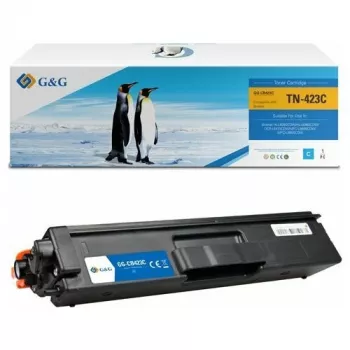 G&G XL Toner, suderinamas su Brother TN-423C, žydra