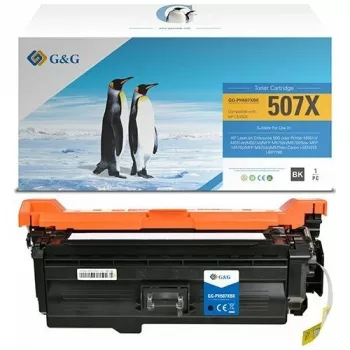 G&G XL Toner Compatible with HP 507X / CE400X Black High Yield