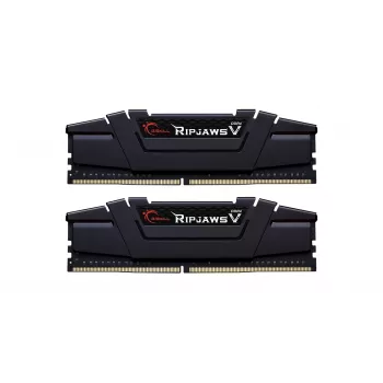G.Skill Ripjaws V 64GB (2x32GB) DDR4 3200MHz CL16 stalinių kompiuterių atminties rinkinys - juoda