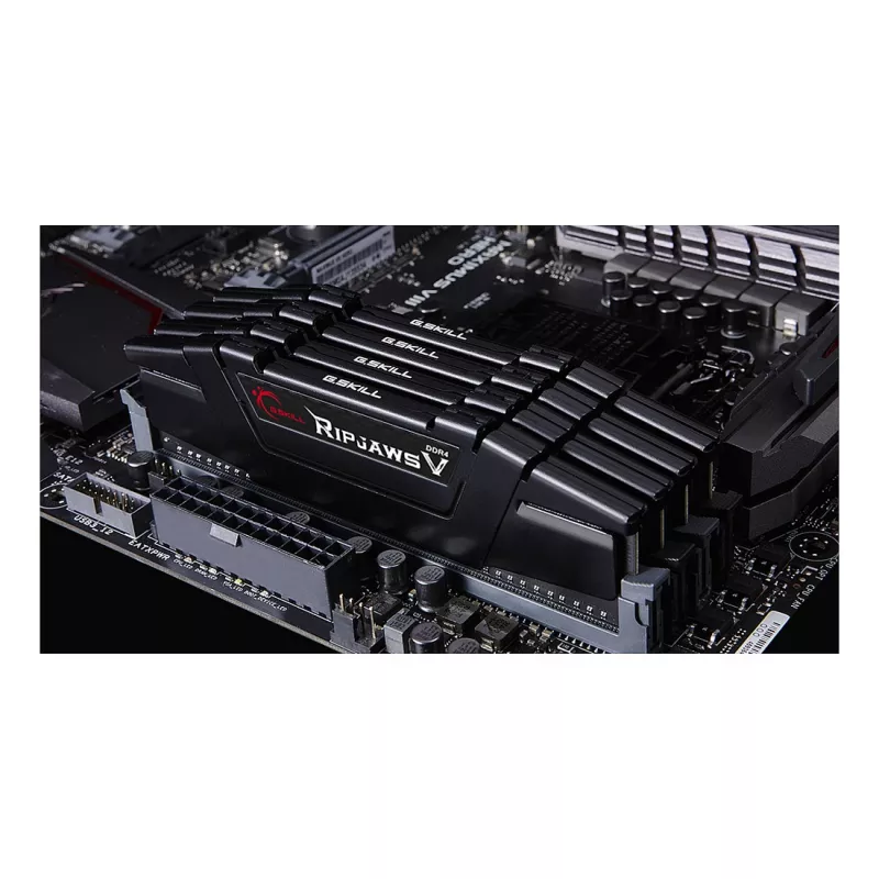 G.Skill Ripjaws V DDR4 128GB (4x32GB) 3200MHz CL16-18-18-38 1.35V keturių kanalų darbalaukio atmintis