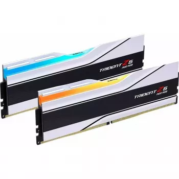 G.Skill Trident Z5 Neo RGB 48 GB (2x 24 GB) DDR5-6400 CL32 baltas AMD EXPO atminties rinkinys F5-6400J3239F24GX2-TZ5NRW