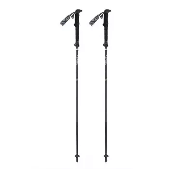 Gabel Hybrid Carbon XTL Trekking Lazdos – 3 Sekcijų Teleskopinės, 100-135 cm, 230 g, Ergo Foam Rankenos