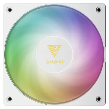 GAMDIAS NOTUS M1-1201 WH ARGB PWM 120 mm korpuso ventiliatorius