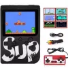 „GameBox R2“ nešiojama 8 bitų retro žaidimų konsolė su 400 žaidimų, 3 colių LCD ekranu, 1 valdikliu, TV RCA laidu, juoda