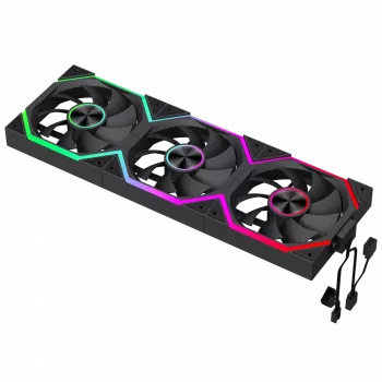 Gamemax FN12A-N2 WL korpuso ventiliatorius, juodas