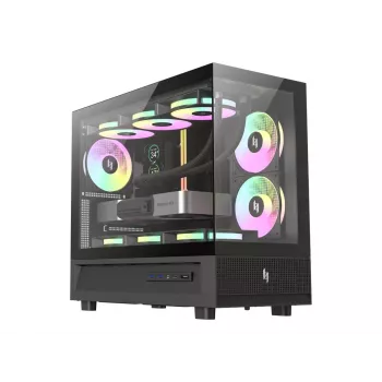 GAMEMAX NEX C31 BK Mid-Tower PC Case, MATX/BTF, Black