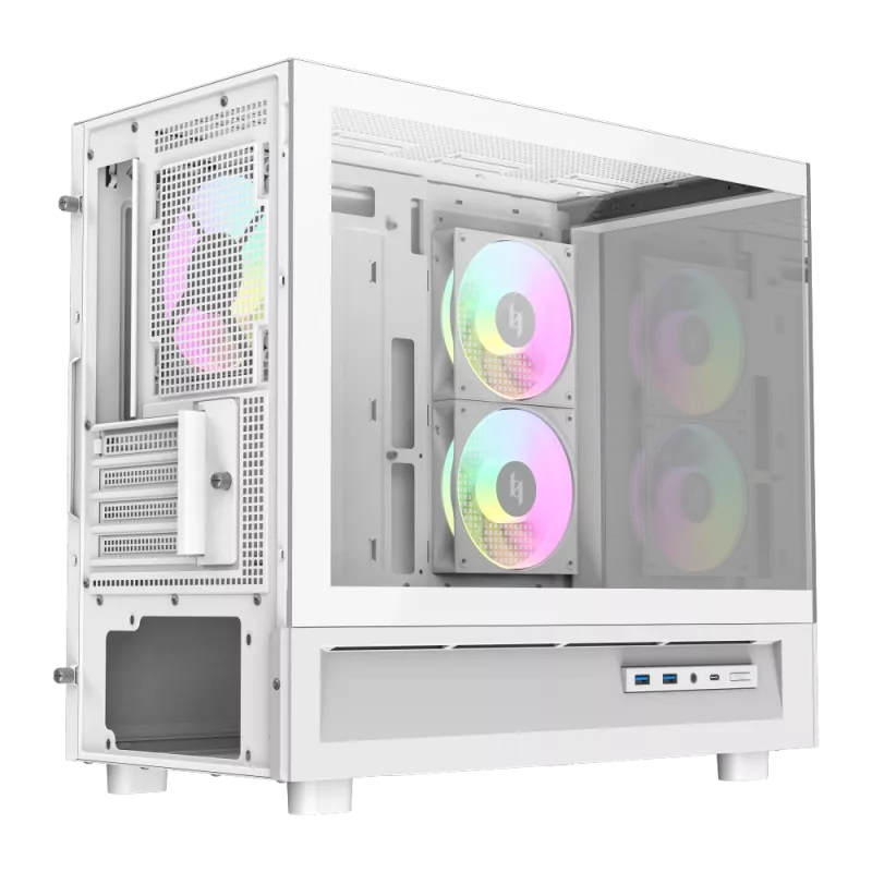 GAMEMAX NEX C31 WH M-ATX/BTF kompiuterio korpusas baltas