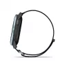 Garmin Approach J1 laikrodis su GPS golfo funkcija, Cloud Blue aliuminio rėmeliu ir Black/Azure ComfortFit audinio apyranke