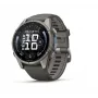 Garmin Fenix 9 – 43 mm, titano korpusas su Pebble Grey silikoniniu dirželiu