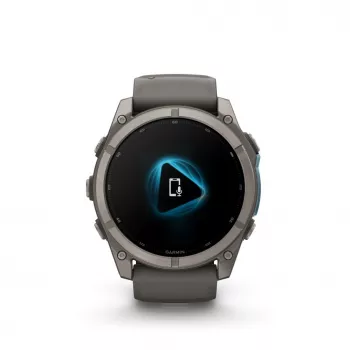 Garmin fenix 9 - 51 mm, titano korpusas su Pebble Grey silikoniniu dirželiu 010-04763-01
