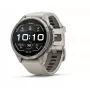 Garmin Fenix 9 Pro – 43 mm titano korpusas su Fog Grey/Dark Sandstone silikoniniu dirželiu