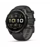 Garmin Fenix 9 Pro – 47 mm Carbon Gray DLC titano korpusas su juoda/pebble grey silikono apyranke