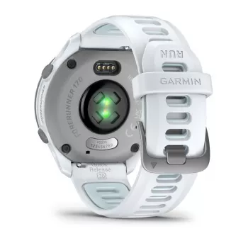 Garmin Forerunner 170 Music, Whitestone su Whitestone/Cloud Blue apyranke