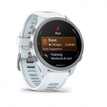 Garmin Forerunner 170 Music, Whitestone su Whitestone/Cloud Blue apyranke