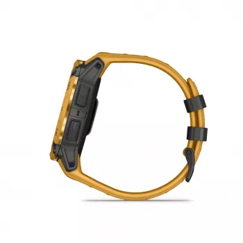 Garmin Instinct 3 – 50 mm, Solar Sunburst su Sunburst/Pilkas dirželiu