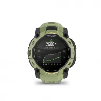 Garmin Instinct 3 50mm AMOLED Fern Green Smartwatch su Fern Green silikoniniu dirželiu