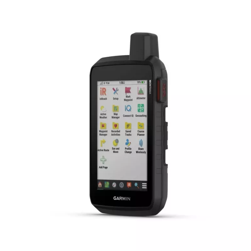 Garmin Montana 710i atsparus GPS liečiamasis delninis navigatorius su inReach technologija