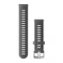 Garmin Quick Release Silicone Watch Band 20mm – pilka (010-11251-9S), tinka Venu, Forerunner 245/55/645