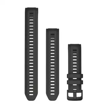 Garmin QuickFit 20 silikoninis laikrodžio dirželis, skirtas Instinct 2S, grafitas