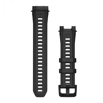 Garmin QuickFit 22 mm silikoninis laikrodžio dirželis juodas, skirtas Instinct 3 45 mm