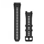 Garmin QuickFit 22 mm silikoninis laikrodžio dirželis juodas, skirtas Instinct 3 45 mm