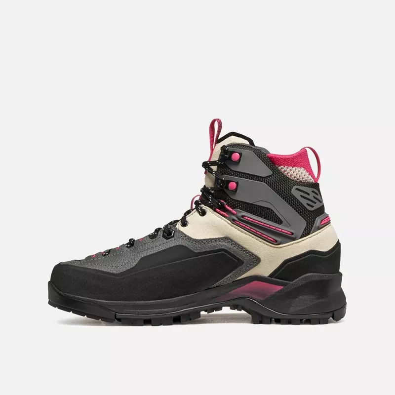 Garmont Akron Mid GTX moteriški trekkingo batai pilki/avietinės rožinės spalvos, 39 dydis