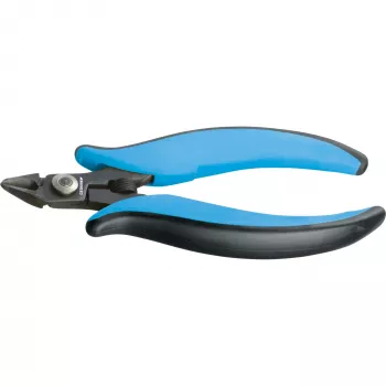 GEDORE Miniature Electronic Diagonal Cutter Power-Line (Black/Blue, with Fine Bevel)