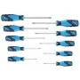 GEDORE Workshop Torx atsuktuvų rinkinys, 10 dalių, TX6-TX40, 2 komponentų rankena, DIN ISO 8764 1482335
