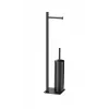Gedy Trilly Freestanding Toilet Brush Holder Matte Black TR3214 MB