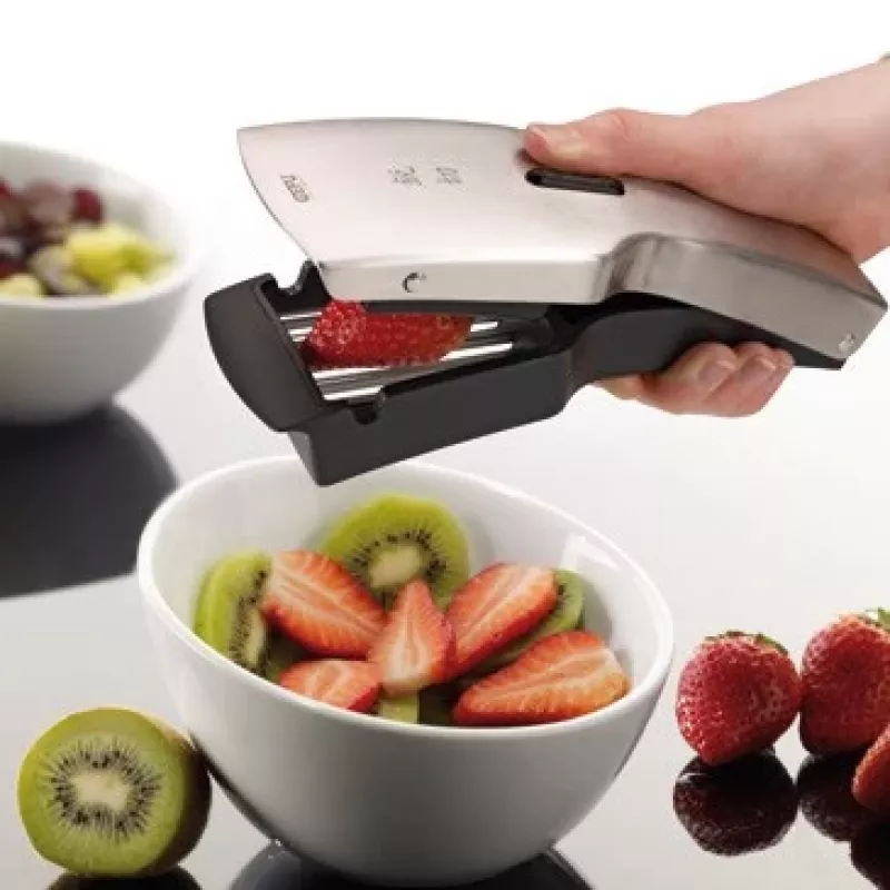 GEFU Japanese Slicer TARI® Mandoline V-Blade Slicer su 3 įdėklais, Vokiškas chirurginis nerūdijantis plienas, juoda | Kur.lt