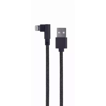 GEMBIRD Angled Braided USB-A to 8-pin Lightning Cable 0.2 m Juoda