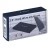 Gembird EE2-U2S-5 Išorinis USB 2.0 korpusas 2,5 inch SATA HDD/SSD, aliuminis, juodas