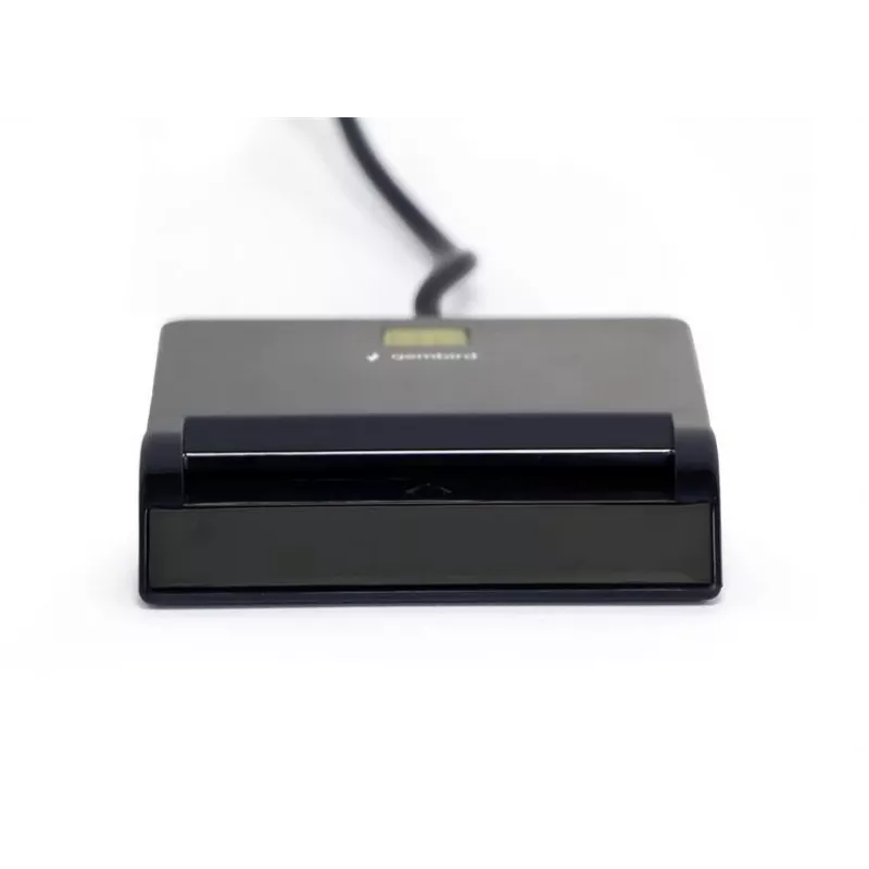 Gembird FD2-SCR Universal USB Smart Card Reader, juoda