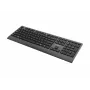 Gembird KB-MCH-06 plonas laidinis multimedijos klaviatūra su Type-C adapteriu, JAV išdėstymas, juoda