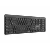 Gembird KB-WPS-03 dviejų režimų profesionalios klasės plonas belaidis klaviatūra, 2.4G + Bluetooth, JAV išdėstymas, juoda