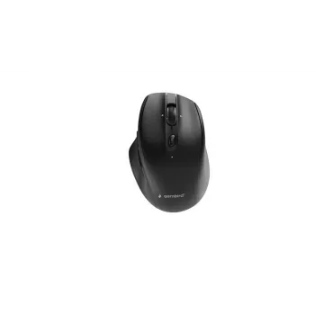 Gembird MUSW2-6B-02 belaidė dviejų režimų pelė (2.4G + BT), 2400 DPI, 6 mygtukų, juoda