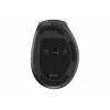 Gembird MUSW3-9B-01 belaidė ergonominė pelė su trimis režimais (2.4 GHz + Bluetooth + USB-C), 2400 DPI, 9 mygtukai, juoda