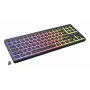 GENESIS Thor 430 TKL belaidė mechaninė žaidimų klaviatūra, Outemu Red jungikliai, RGB foninis apšvietimas, trigubas režimas (USB-C/2,4GHz/Bluetooth), JAV anglų QWERTY, juoda