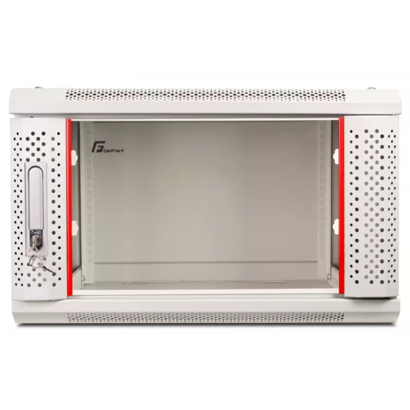 GETFORT 19 inch 6U sieninis tinklo spintas 600x450 mm pilkas (WGF06-64EH-WGG)
