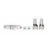 GETFORT 58459 Cat.6 UTP Tool-less RJ45 Keystone Jack, baltas