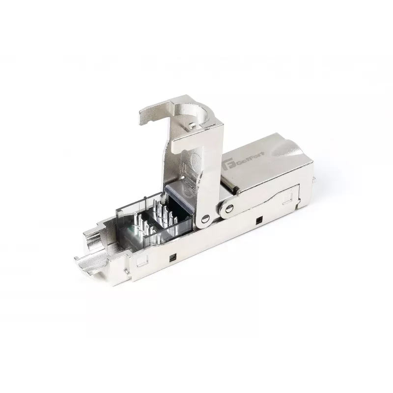 GETFORT 58459 Cat.6 UTP Tool-less RJ45 Keystone Jack, baltas