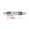 GETFORT 58459 Cat.6 UTP Tool-less RJ45 Keystone Jack, baltas